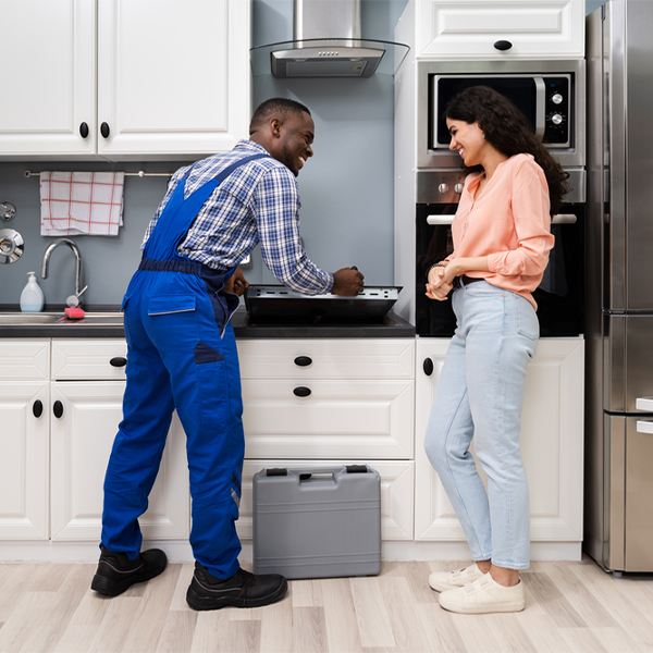 can you provide an estimate for cooktop repair before beginning any work in Byers